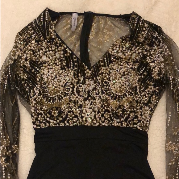 Black glittery bodysuit - Picture 2 of 7